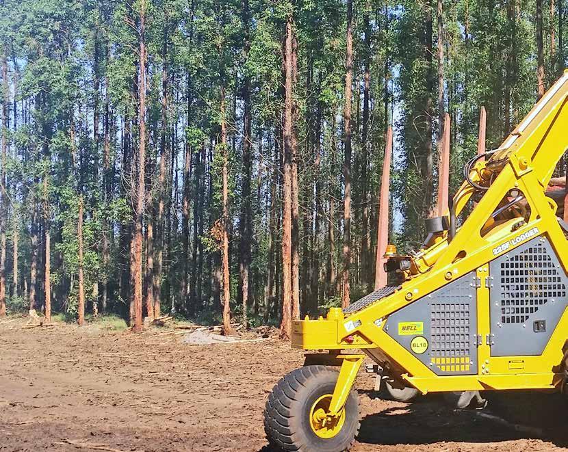 Evolutionary Design Bell Loggers are derived from the successful Bell Cane Loaders and to this day remain the lowest cost solution to sorting, loading and moving both sugar cane and timber.