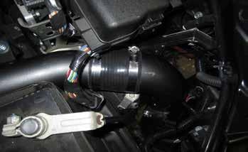 Plug in the supplied AEM extention harness. t. Now plug extension harness into the (MAF) sensor. u. AEM intake system installed. 4. Reassemble Vehicle a.