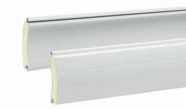 thermal insulation to enhance energy savings and contributes to a quiet door action.