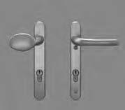 lever handle set Secured by Design with drill resistant