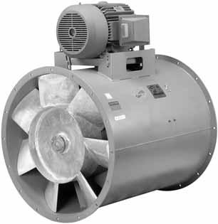 Construction Features Vaneaxial fans are highly efficient axial flow fans designed for static pressures up to 12". They also offer the compactness and in-line configuration of axial flow fans.