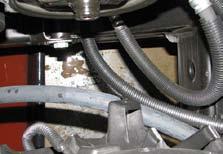 Use wire ties to secure the LTR to Manifold Hose