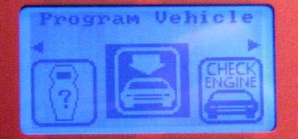 120. Use the directional pad to highlight the Program Vehicle option and press the Select button. 129. Unplug the programmer cable from the OBD-II port. 130.