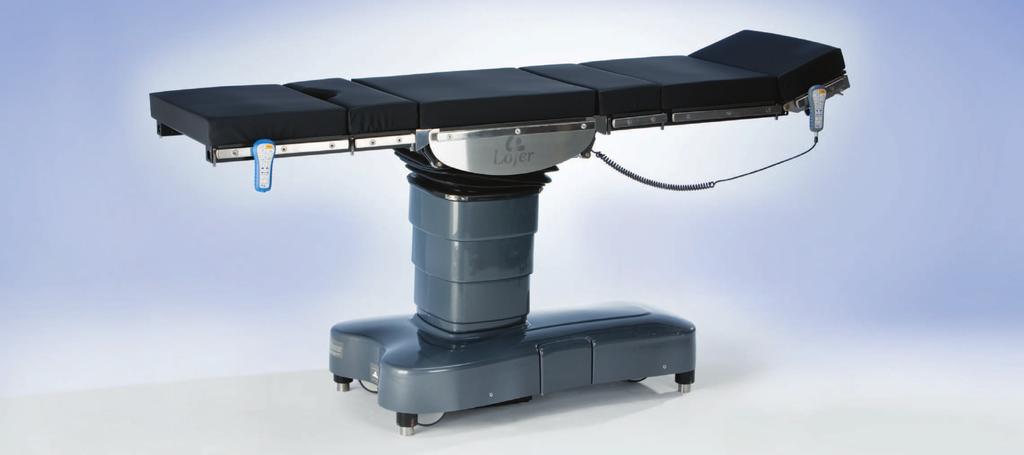 Scandia is a modern electrohydraulic operating table with highest functionality and versatility for universal surgical procedures.