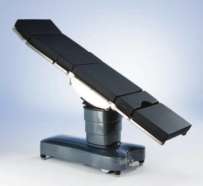 Anti-collision system prevents table tops hitting the base cover or floor.