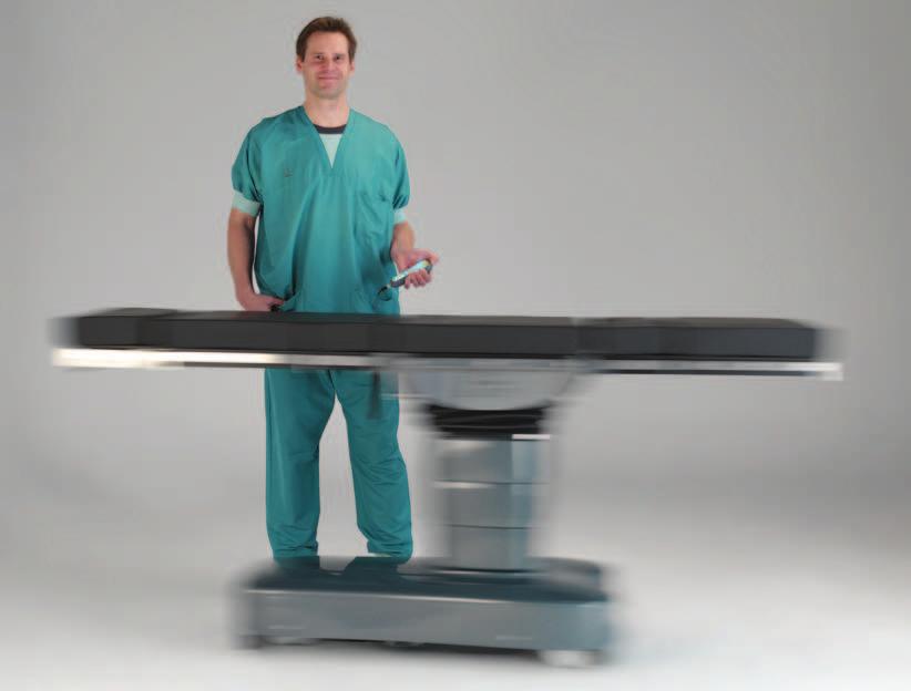 Two high capacity batteries - the table can even be operated while