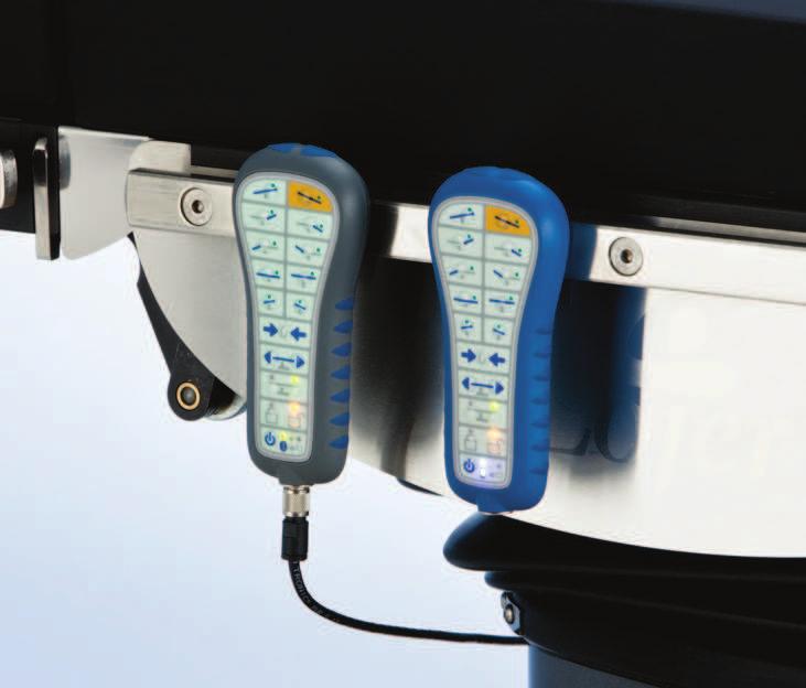 LED DIAGNOSTICS FOR Patient orientation Floor locks Battery status 4th wheel status Bluetooth connection 1 Optional foot