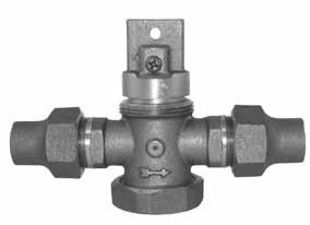 Inverted Plug Valves - Regular Pattern Pressure ratings are: 100 PSIG for 3/4", 1" and 80 PSIG for 1 1/4", 1 1/2", 2" Inverted Plug style valves have the large diameter of the plug at the bottom of
