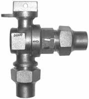 A.Y. McDonald Ball Valve Curb Stops maintain their low turning torques and bubble-tight 300 PSIG water pressure rating due to the PTFE coated brass ball that is supported by two blow-out proof EPDM