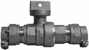 Stop & Drain Ball Valves - Right Open Rated for 150 PSI A.Y.