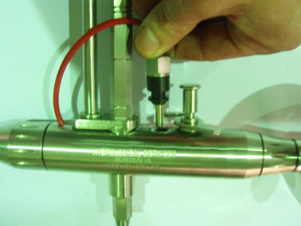 Figure 6: Plug the Angle Plug (AP01) in place