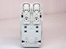 No 0 019 69 can also be used: 12 and 18 module E D For the 2 (+1) module cabinet, the fixing lugs are fitted vertically. Dimensions (mm) Cat.