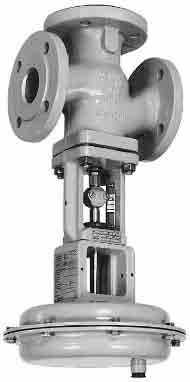 Pneumatic Control Valves Series 240 Three-way valve Type 3244 Mixing or diverting valve for process engineering and industrial applications according to DIN and ANSI standards Nominal sizes DN 15 to
