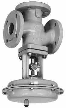 optionally made of cast iron (DIN version only), cast steel or cast stainless steel Valve plug with metal sealing Versions Standard version for temperatures from 10 C to +220 C Type 3244-7 Valve with