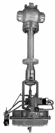 Cryogenic valves with long extension bonnet and circulation inhibitor, ANSI version Control valve for cryogenic service Type 3246-7 Globe Valve, Class 150/300 Special features Globe or three-way