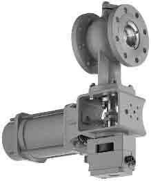 Pneumatic Control Valves Rotary plug valves VETEC Type 82.7/R and Type 82.