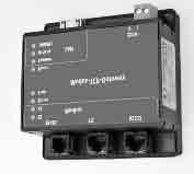 (two-wire/four-wire) RS-485 interfaces optionally connected over RJ11/RJ45 jacks or over plug-in screw terminals Slide switches to select the operating mode, transmission rate,