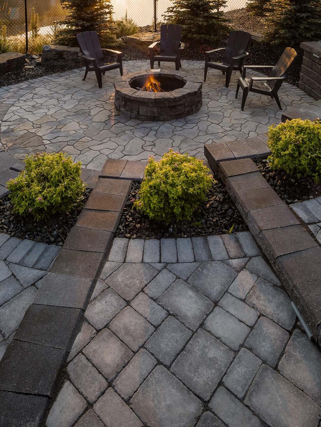 Landscape kits Landscape kits offer a cost effective way to turn any backyard into something special without custom concrete work.