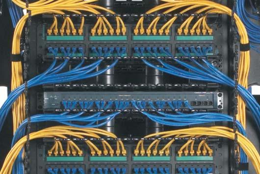 cable routing Optimal cabling from horizontal to vertical Front H H 89073653 89073654