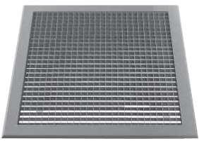 EGGCRATE GRILLE AEC SECTION A - GRILLES AND LOUVRES Description The Eggcrate Grille is the most commonly used in ceiling mounted return air applications, they are not suitable for floor mounting.