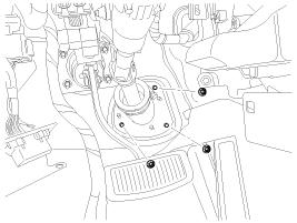 12. Disconnect all connectors connected to the steering column