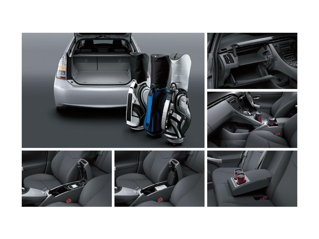 Utility and comfort The Prius provides you with the functional and practical features and storage that accommodate the changing needs of an active lifestyle.