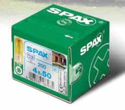 SPAX tip SPAX is used in areas where both