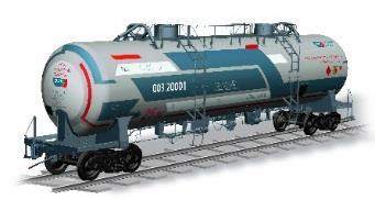 Railcars with 27 t per axle bogie Chemical