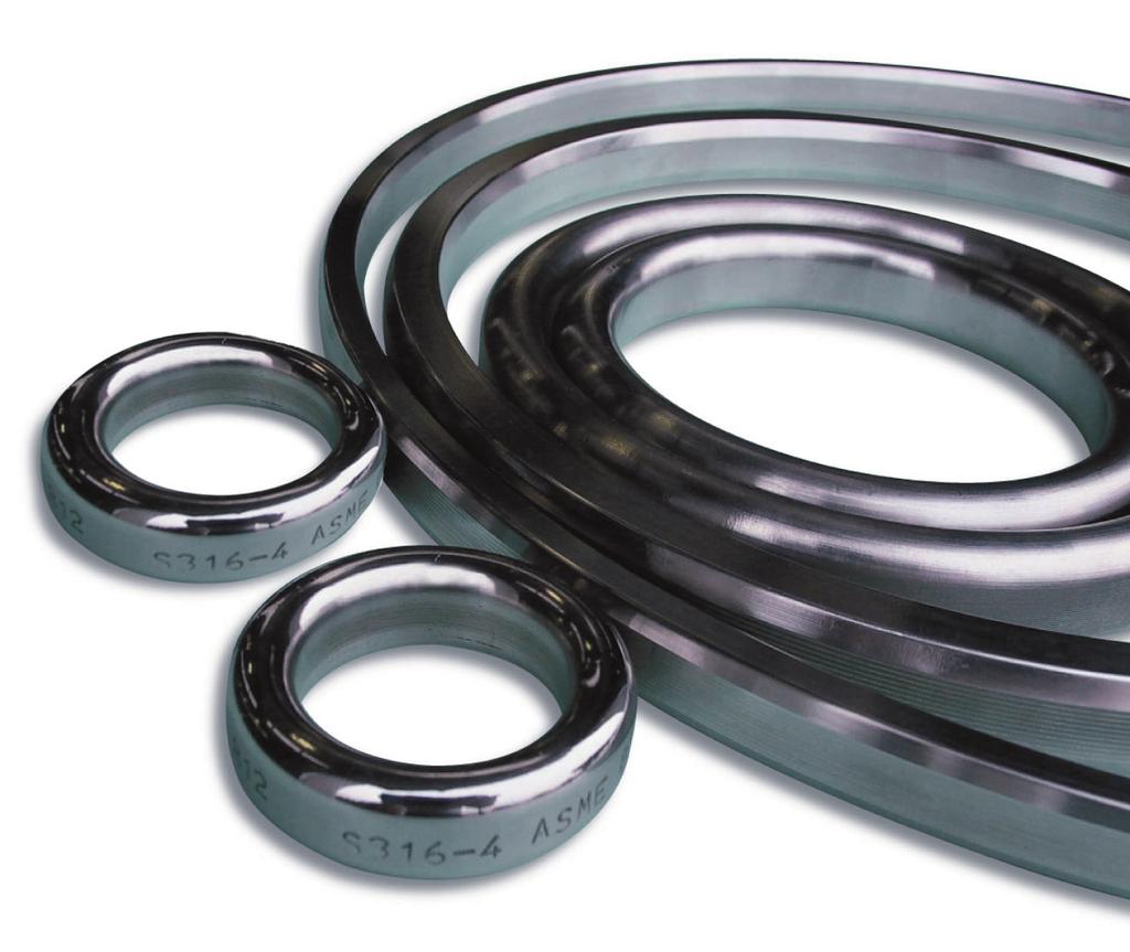 RING JOINT GASKETS RTJ gaskets are produced in different solid metal types.