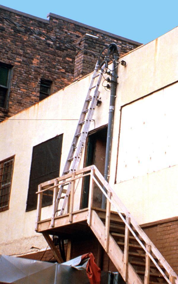 Near Energized Electrical Equipment If using ladders where the employee or the ladder could contact exposed energized electrical