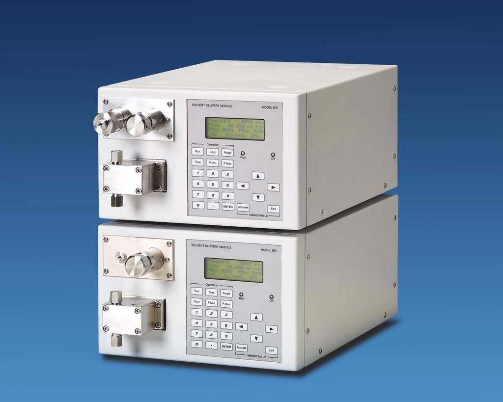 PrimeLine TM HPLC Pumps Isocratic Model 501 Gradient System 500G PrimeLine TM Isocratic and Gradient HPLC Pumps Feature: