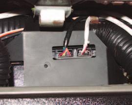 dashboard and route the wiring harness across the dash to the evaporator unit.