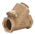 TM Gate, check, low pressure valves & y-strainers CHECK VALVES Bronze Y-Pattern Check Valve Traditional & no lead bronze 300 CWP, 150 WSP, MSS SP-80 ANSI/NSF 372 (T/S-453NL) Conforms to MSS SP-80 Max