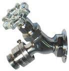 TM Gate, check, low pressure valves & y-strainers LOW PRESSURE PLUMBING VALVES Commercial Sillcock, Chrome Plated (cont.