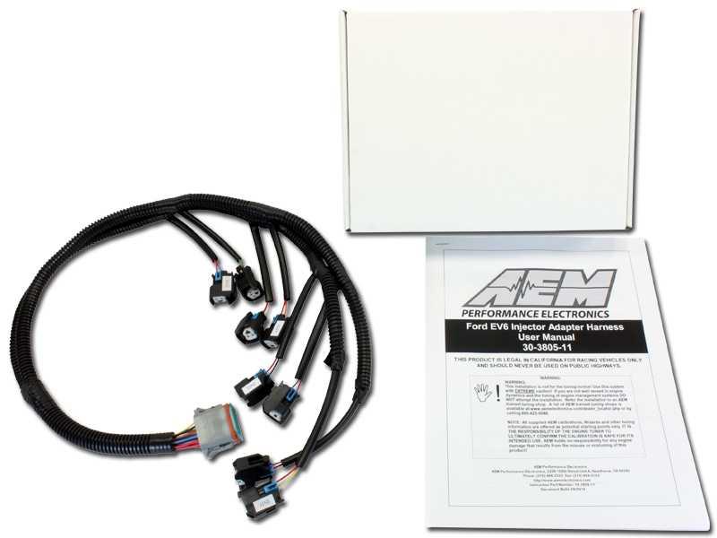 4 AEM Infinity Harness Manuals 30-3809-00 GM Pedal Adapter (For use with 30-3809 only. Not compatible with 30-3805 Core Harness) For DBW use only.
