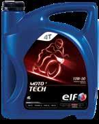 4 STROKE ENGINE OILS MOTO 4 TECH 10W-50 FULL SYNTHETIC Advanced synthetic technology, to handle temperature variations from -25 C (cold startups) to 330 C (in the top rings) State-of-the-art