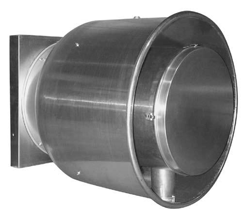BCRW/BCRWR Wall Exhausters, Belt Driven Twin City Fan s BCRW and BCRWR belt driven, wall mounted centrifugal exhausters are available in sixteen sizes from size 0 to 300, including six highpressure
