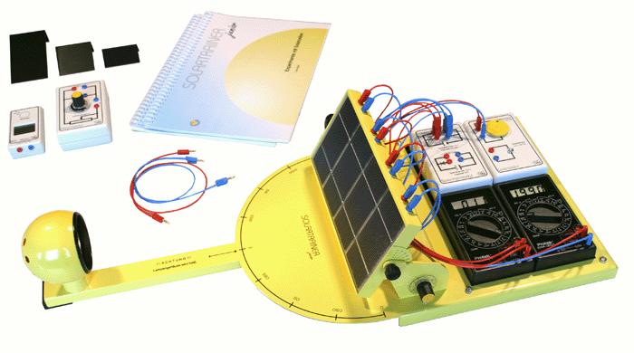 Solar Energy Trainer AE 101 Solar Energy Trainer - Photovoltaic Experiments A collection of photovoltaic cells, circuit modules, and instrumentation with an experimental platform suitable for