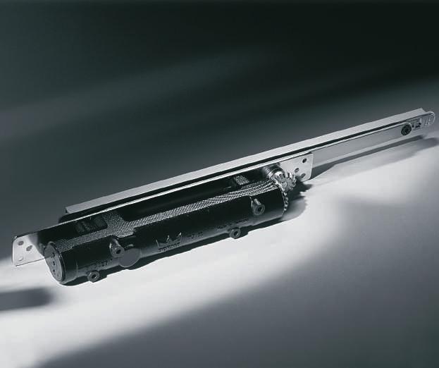 Without a backplate, it is particularly easy and quick to fix. The spring strength can be individually adapted to the door size by means of an allen key ensuring optimum in every situation.
