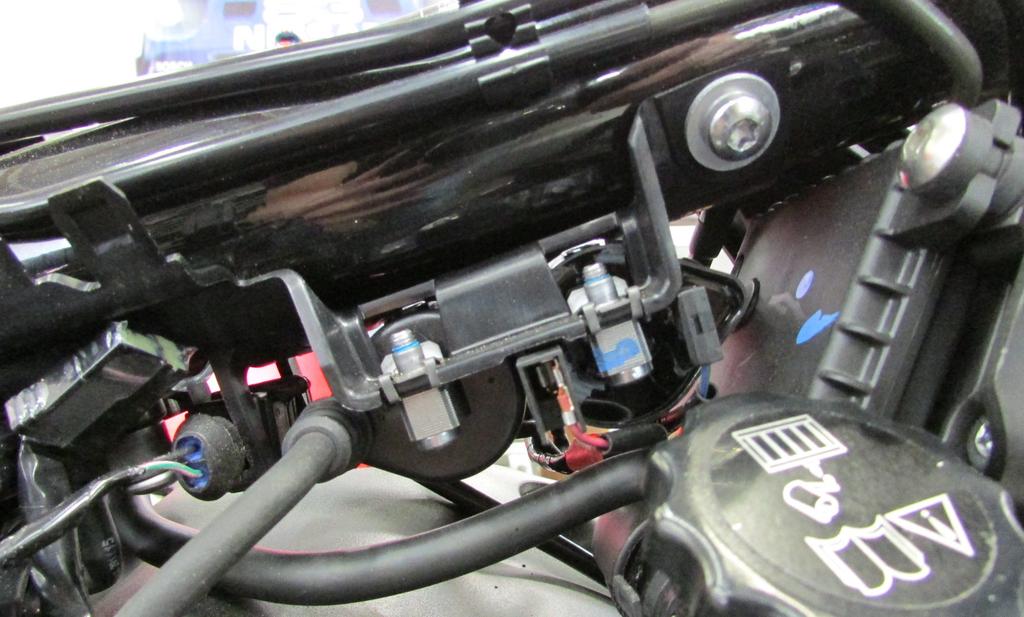 K 14 Unplug the stock wiring harness from the #1 ignition coil (Fig. K).