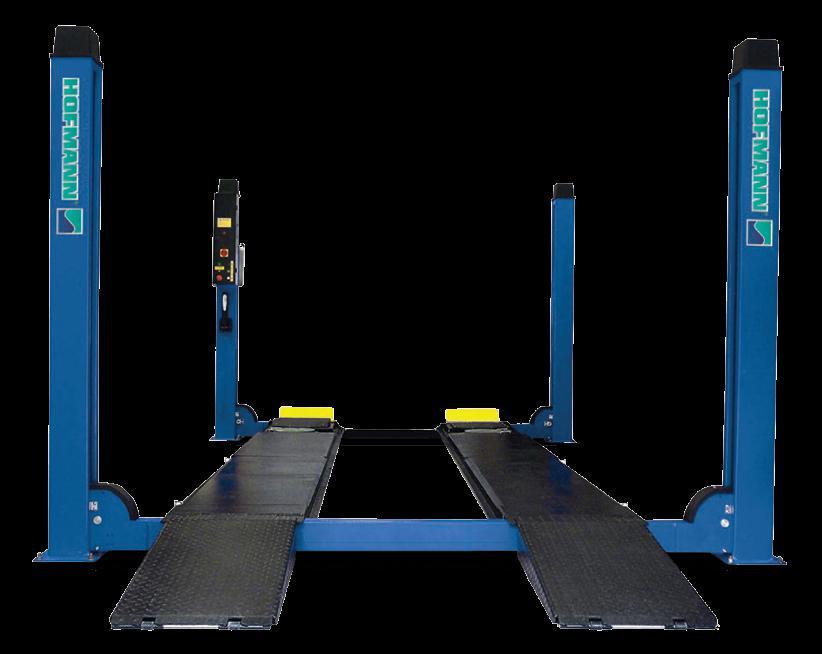 DUAL REVENUE LIFT DUAL REVENUE FOUR POST LIFT The lift that covers MOT testing, wheel alignment and general repairs, with three available configurations: MOT/Alignment - front turning plates and