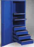 Made with high gloss powder coat finish, 2 adjustable roller bearing shelves, 4