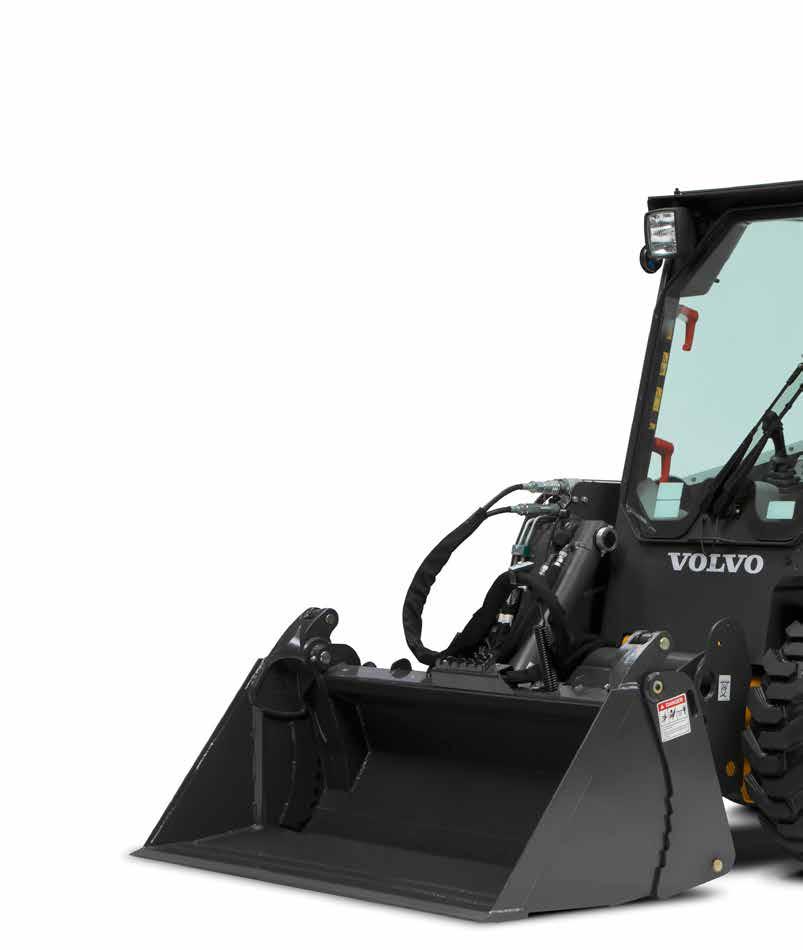 Take a spin around Visibility Single tower loader arm and large top window for all-around, classleading visibility.