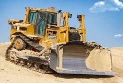 A dozer, attached with a blade to push the soil, is usually termed as a wheeled,
