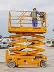 Articulated: Articulated boom lifts are used for jobs that require reaching up and over obstacles to gain access to a