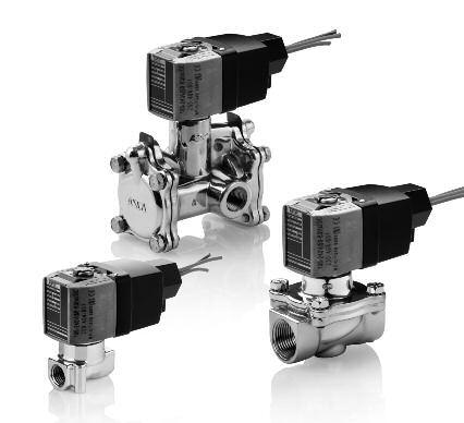 N X T G N R A T I O N lectronically nhanced Solenoid Valves and Stainless Steel Bodies /" - " NPT / 3/ / SRIS Next Generation Features Increase in DC pressure ratings to AC levels on all products (up