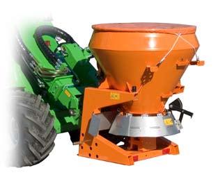Spreading area can be adjusted from 2 to 6 meters which guarantees fast and efficient spreading.