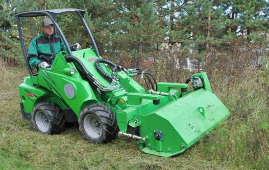 New 2010 Groundcare Flail mowers Flail mower is a drum-type cutter, intended for cutting of long grass, scrub, bush and similar vegetation. It will cut up to 20 mm thick tree branches with ease.