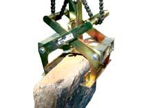 Landscaping Stone grab The mechanical stone grab is easy to mount on the Avant jib boom.