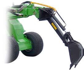 Digging and construction Mini diggers Avant Digger 140 is an efficient solution for small digging operations where maximum digging depth of 1400 mm is enough and digging is not an everyday work.